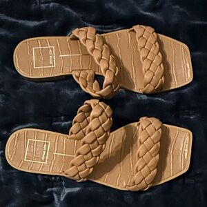 Dolce Vita Tan Braided Sandals
